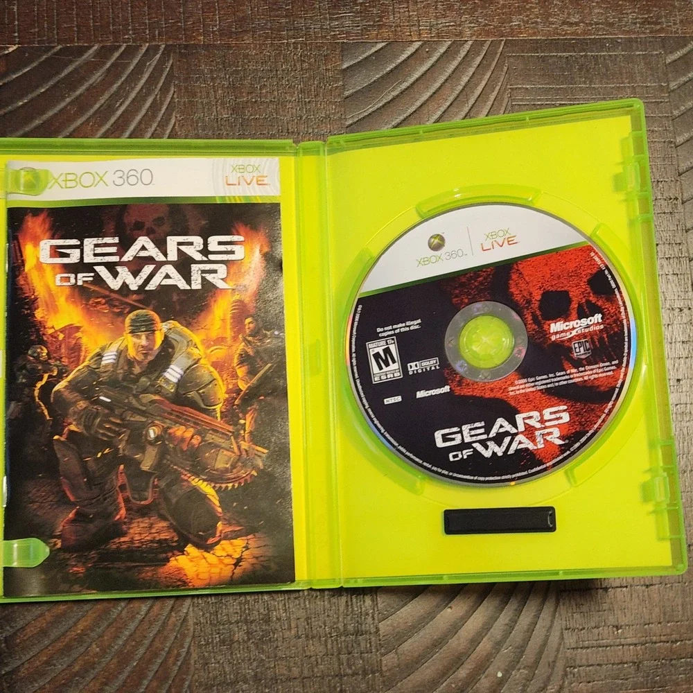 Gears of War Xbox 360 Video‎ Game Complete in Box Xbox Live Shooter